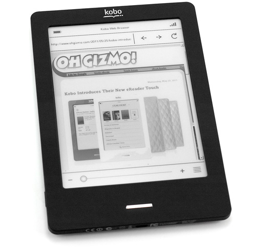 Kobo eReader Touch Edition (Image property OhGizmo!)