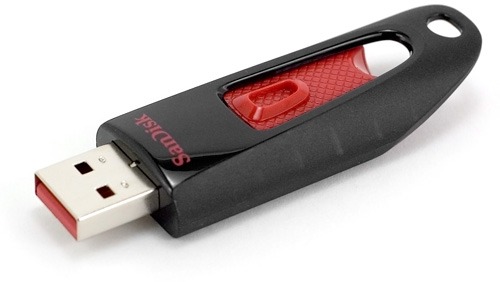 SanDisk Ultra USB Flash Drive (Image property OhGizmo!)