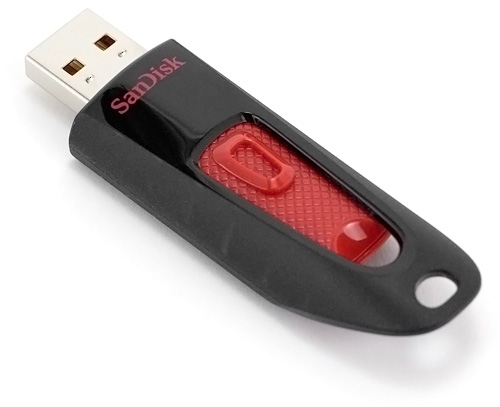 SanDisk Ultra USB Flash Drive (Image property OhGizmo!)