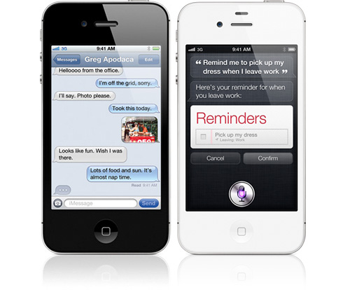 iPhone 4S (Images courtesy Apple)