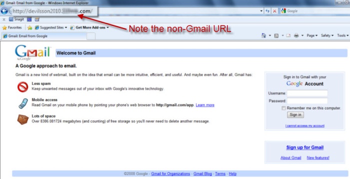 Fake Gmail