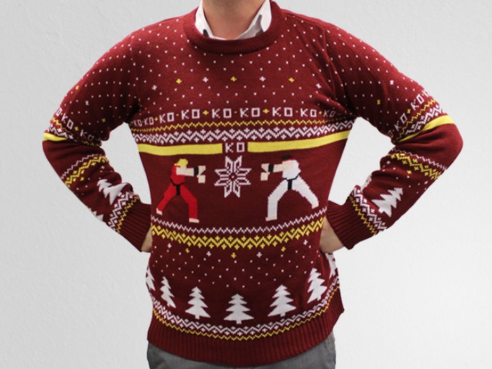 Hadouken This: Ugly 'Street Fighter' Christmas Sweater.