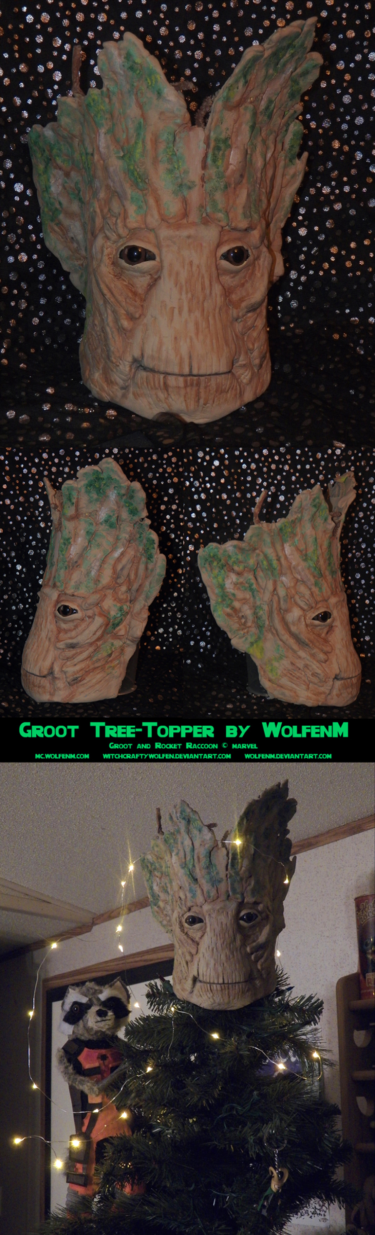 Custom Groot Tree Topper1