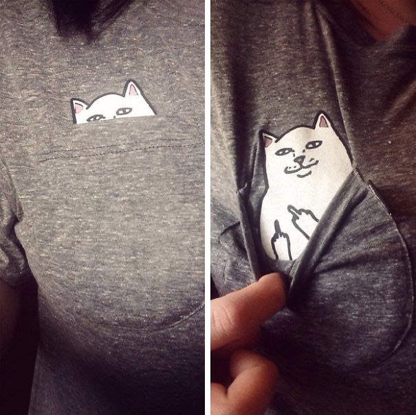 Pocket-Cat-TShirts-With-A-Hidden-Surprise