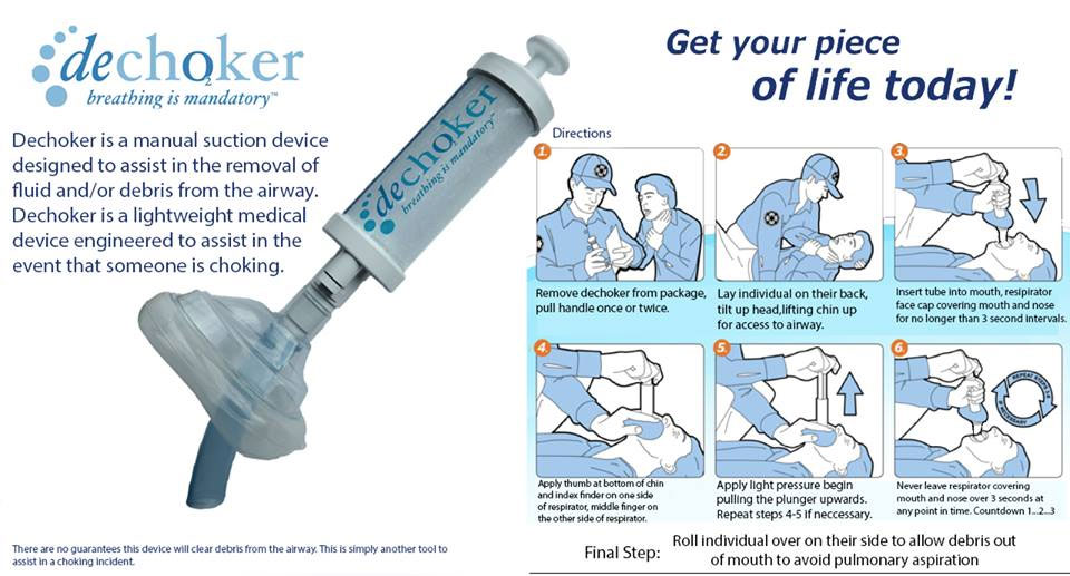 The Dechoker Is For When The Heimlich Manoeuvre Doesn