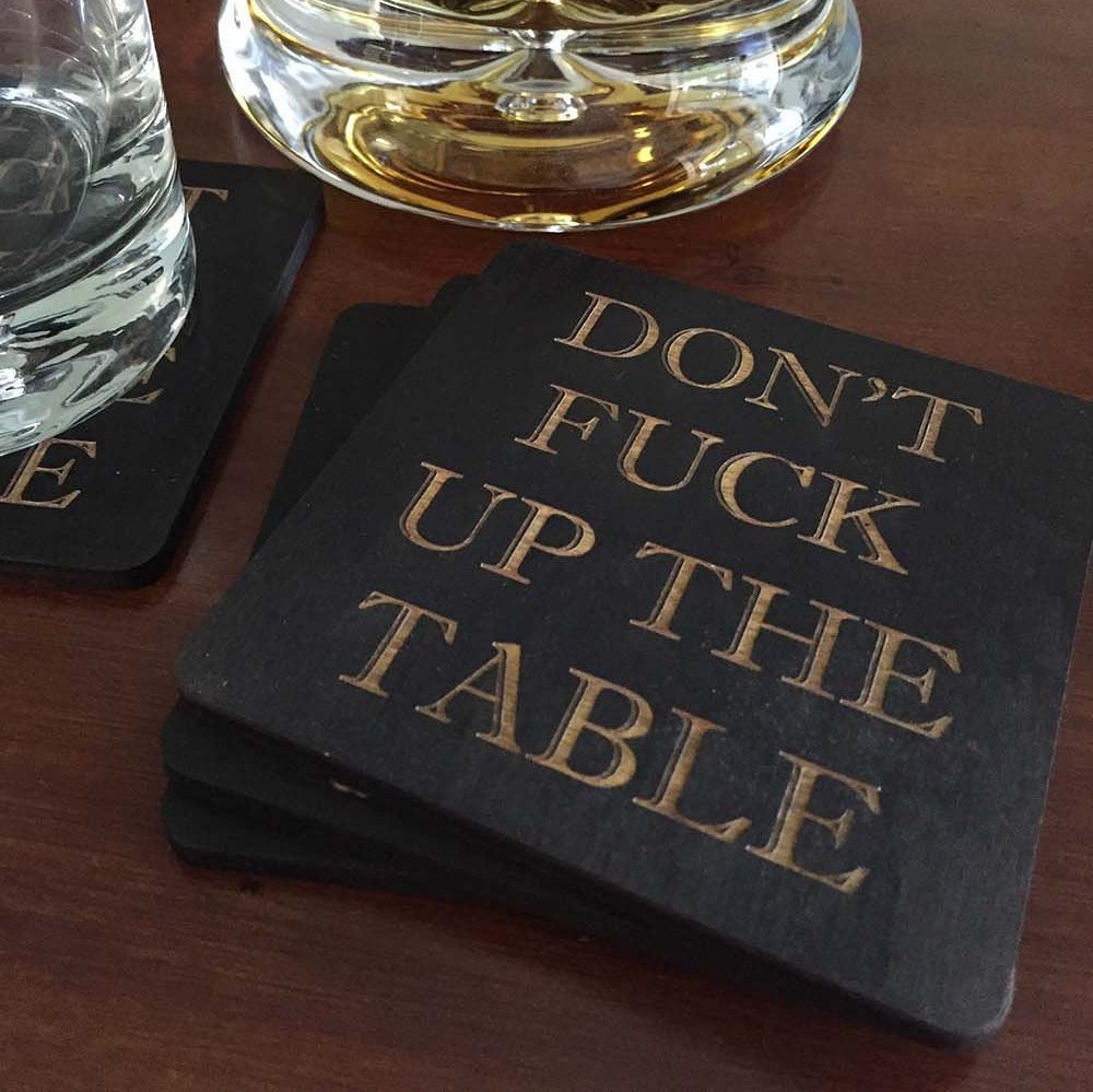 These Coasters Make It Clear What Your Priorities Are
