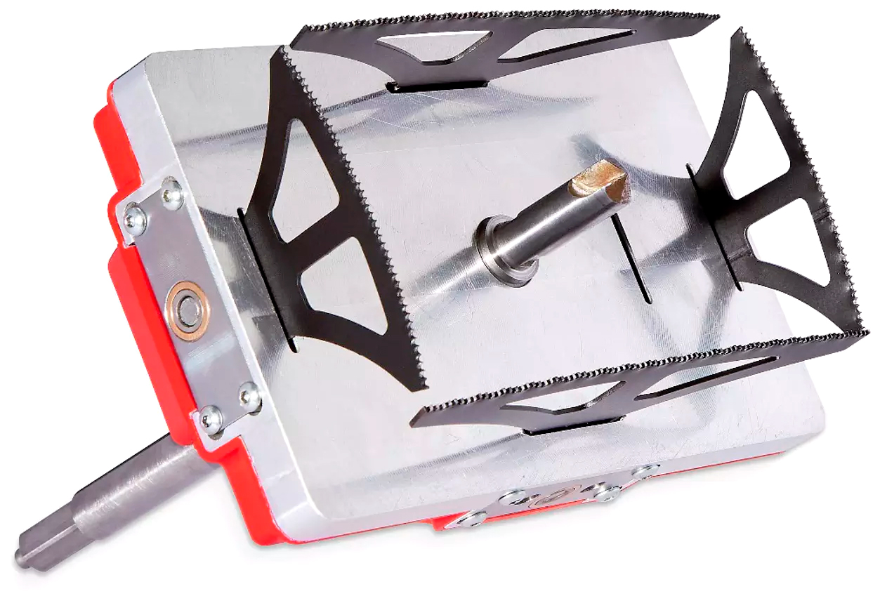 Quadsaw Cuts Square Holes