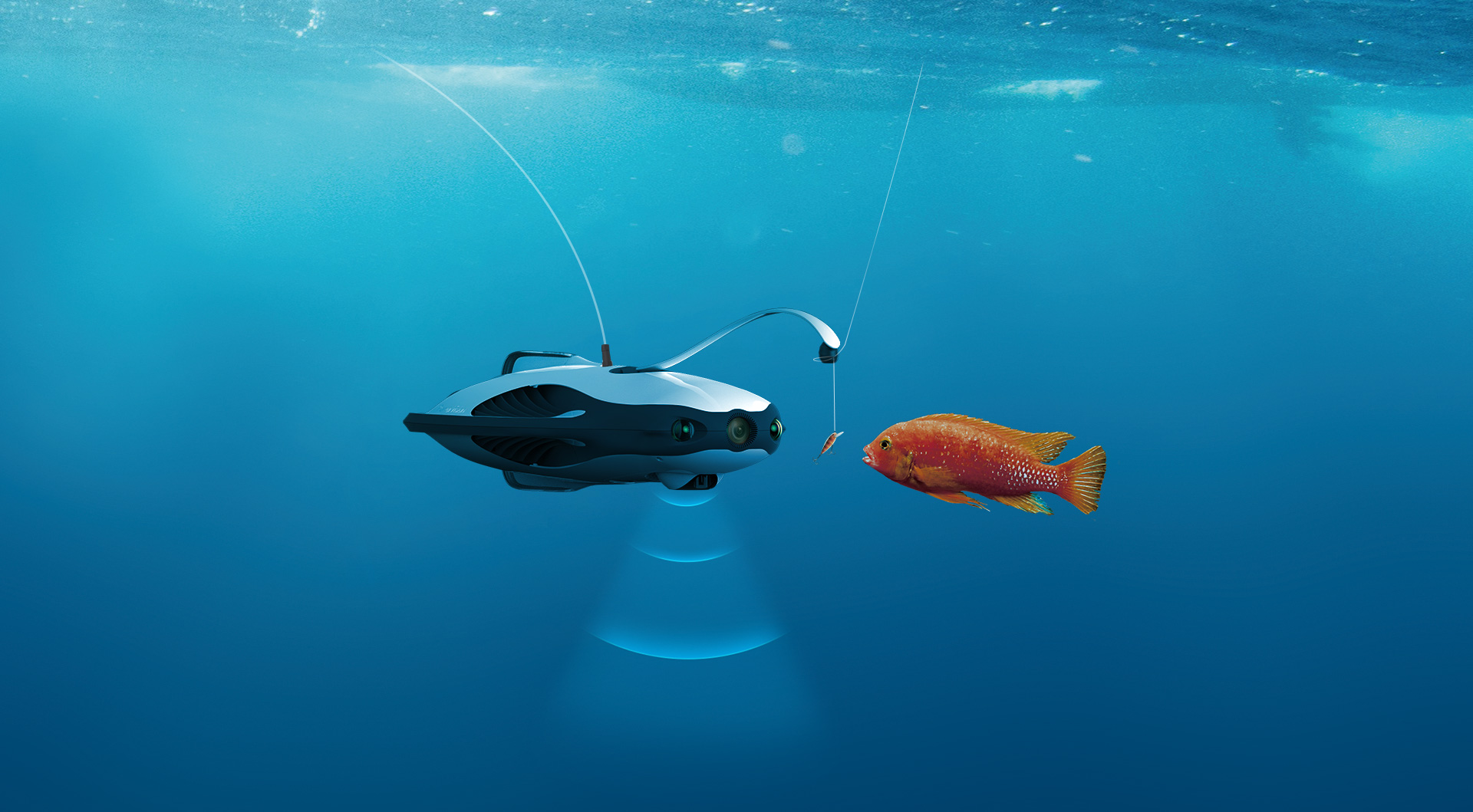 PowerRay Fishfinder Underwater Drone