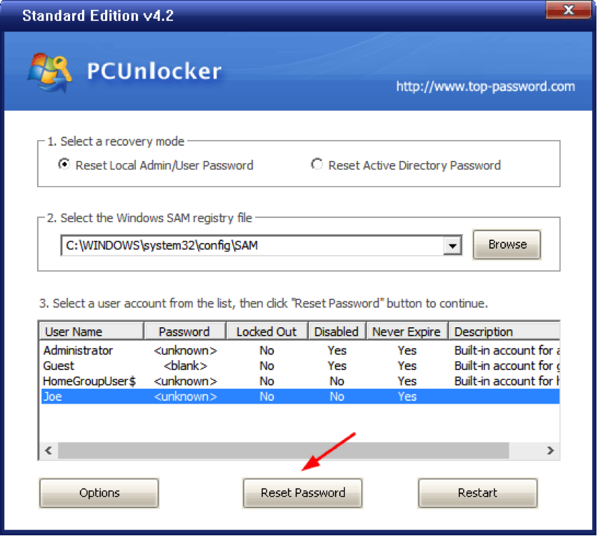 admin password resetter om usb application admin password resetter om usb application